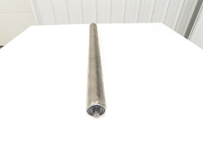 Hytrol 2.5" Dia x 33" Belt Conveyor Snub Roller 11/16" Hex Axle B-25967-272