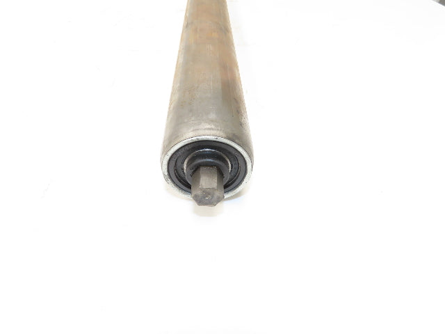 Hytrol 2.5" Dia x 31" Belt Conveyor Snub Roller 11/16" Hex Axle B-25967-248