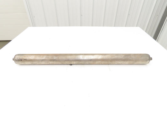 Hytrol 2.5" Dia x 31" Belt Conveyor Snub Roller 11/16" Hex Axle B-25967-248