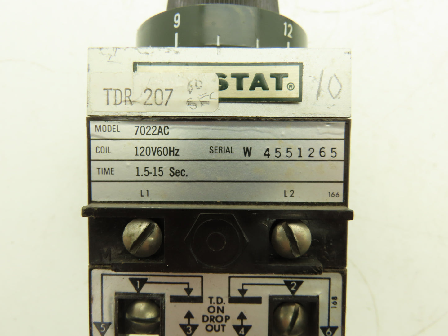 Agastat 7022AC Time Delay Relay 120V DC 1.5-15 Seconds Lot of 5
