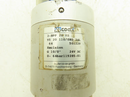 Coax 3-HPP Pressure Regulating Valve 24VDC 0-64 Bar