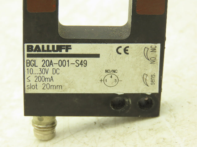 Balluff BGL 20A-001-S49 Photoelectric Forked Sensor  Lot of 2
