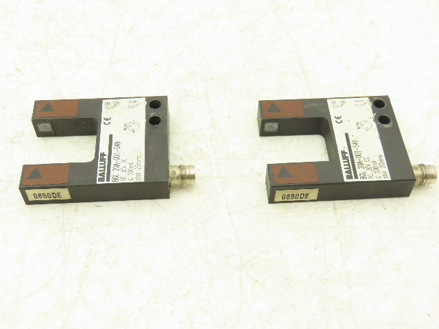 Balluff BGL 20A-001-S49 Photoelectric Forked Sensor  Lot of 2