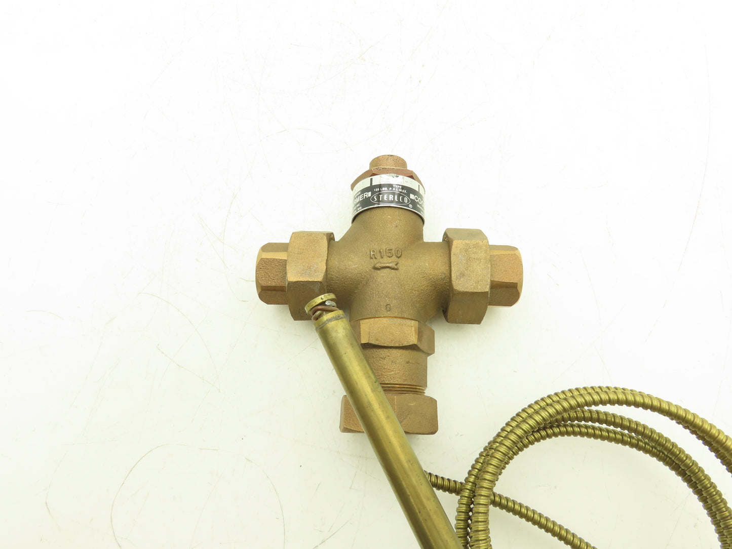 Sterlco R-151-F Temperature Control Valve 105-145°F 125PSI 3/4"" NPT Brass