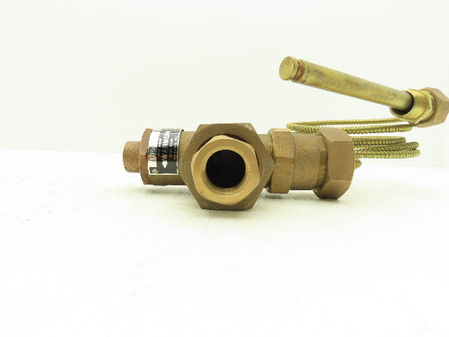 Sterlco R-151-F Temperature Control Valve 105-145°F 125PSI 3/4"" NPT Brass