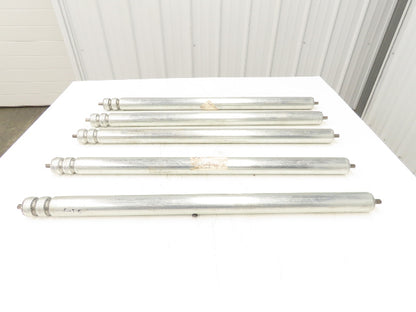 Hytrol 1.9"x 33"BF Double Grooved O-Ring Conveyor Roller SA-039353-264  Lot of 5