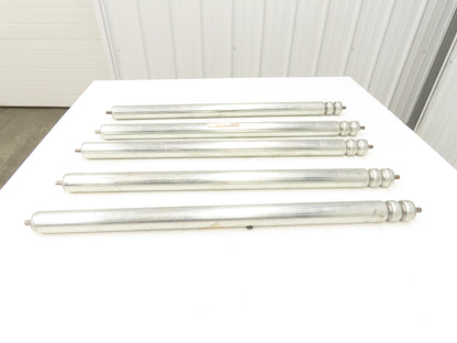 Hytrol 1.9"x 33"BF Double Grooved O-Ring Conveyor Roller SA-039353-264  Lot of 5