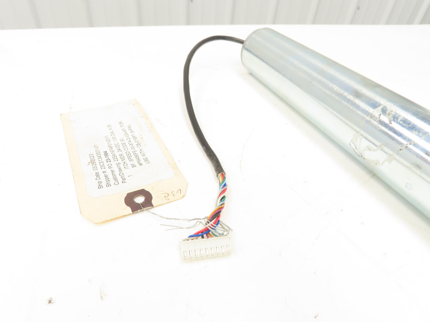 Itoh Denki PM486FE-30-874-D-024 MDR Motorized Conveyor Roller 1.9"x 35"BF 24V