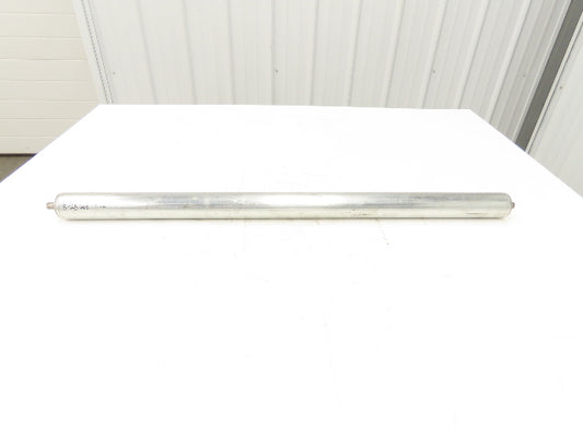 Hytrol 1.9"x 34" Belt Conveyor Return Roller 7/16" Hex Axle B-25660-272