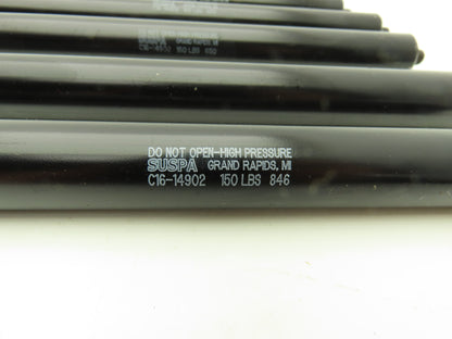 Suspa C16-14902 Gas Spring 150# M8-1.25 Thread on Both Ends Lot of 5