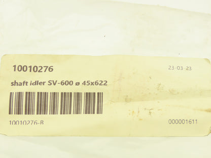 Ambaflex SV-600 Idler Shaft 45x622mm Spiralveyor Spiral Conveyor