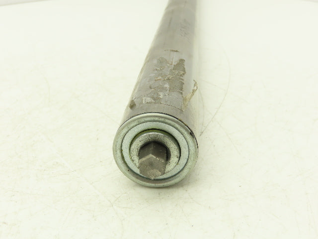 Stewart Glapat 55-651A-27BF Conveyor Idler Roller 1.5"x 27"BF 7/16" Hex Axle