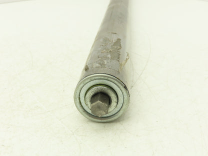 Stewart Glapat 55-651A-27BF Conveyor Idler Roller 1.5"x 27"BF 7/16" Hex Axle