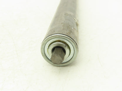 Stewart Glapat 55-651A-27BF Conveyor Idler Roller 1.5"x 27"BF 7/16" Hex Axle