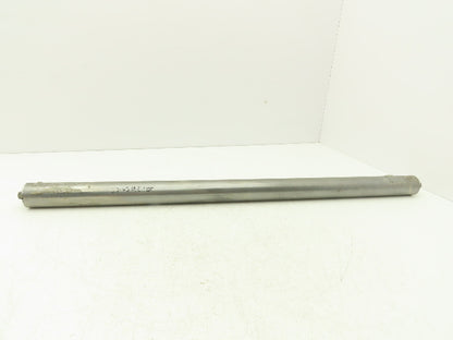 Stewart Glapat 55-651A-27BF Conveyor Idler Roller 1.5"x 27"BF 7/16" Hex Axle