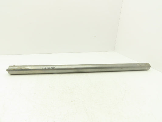 Stewart Glapat 55-651A-27BF Conveyor Idler Roller 1.5"x 27"BF 7/16" Hex Axle