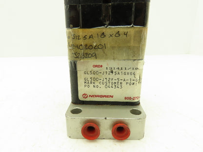 Norgren GL500-J12F-5-A-1-G-X-G-4 Pneumatic Air Gripper Grip-Lok Clamp