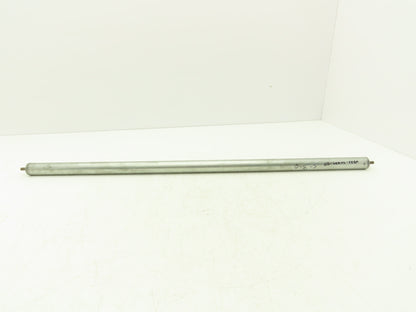 Stewart Glapat 55-655AS-28BF Conveyor Idler Safety Roller 1"x 28"BF 1/4" Axle
