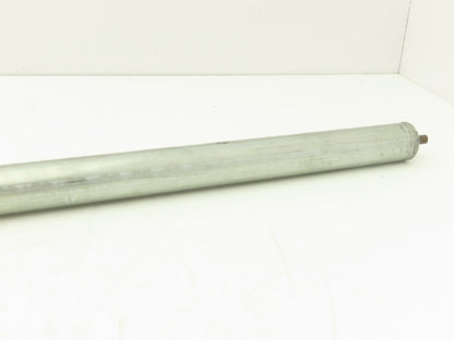 Stewart Glapat 55-655AS-28BF Conveyor Idler Safety Roller 1"x 28"BF 1/4" Axle