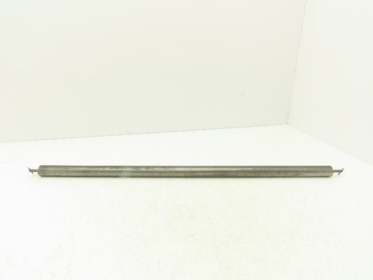 Stewart Glapat 55-655A-29BF Conveyor Idler Safety Roller 1"x 29"BF 1/4" Axle