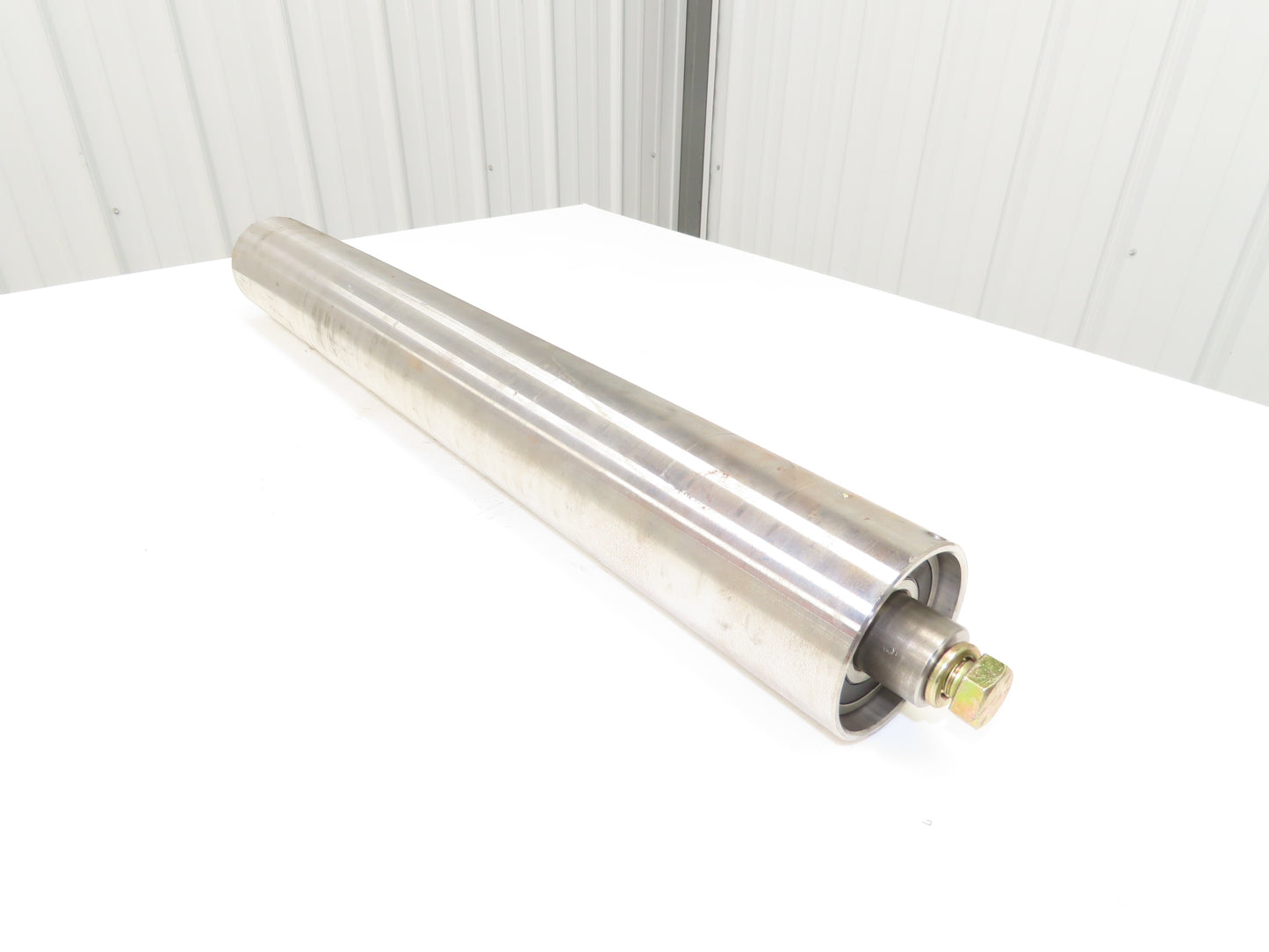 PPI Hytrol 914.R7S31  4"x 31"BW Conveyor Pulley Roller Crowned 3/4-10 Hub