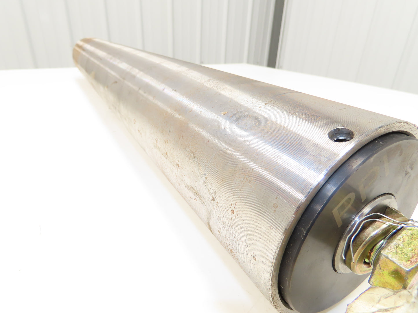 PPI Hytrol 914.R7S31  4"x 31"BW Conveyor Pulley Roller Crowned 3/4-10 Hub