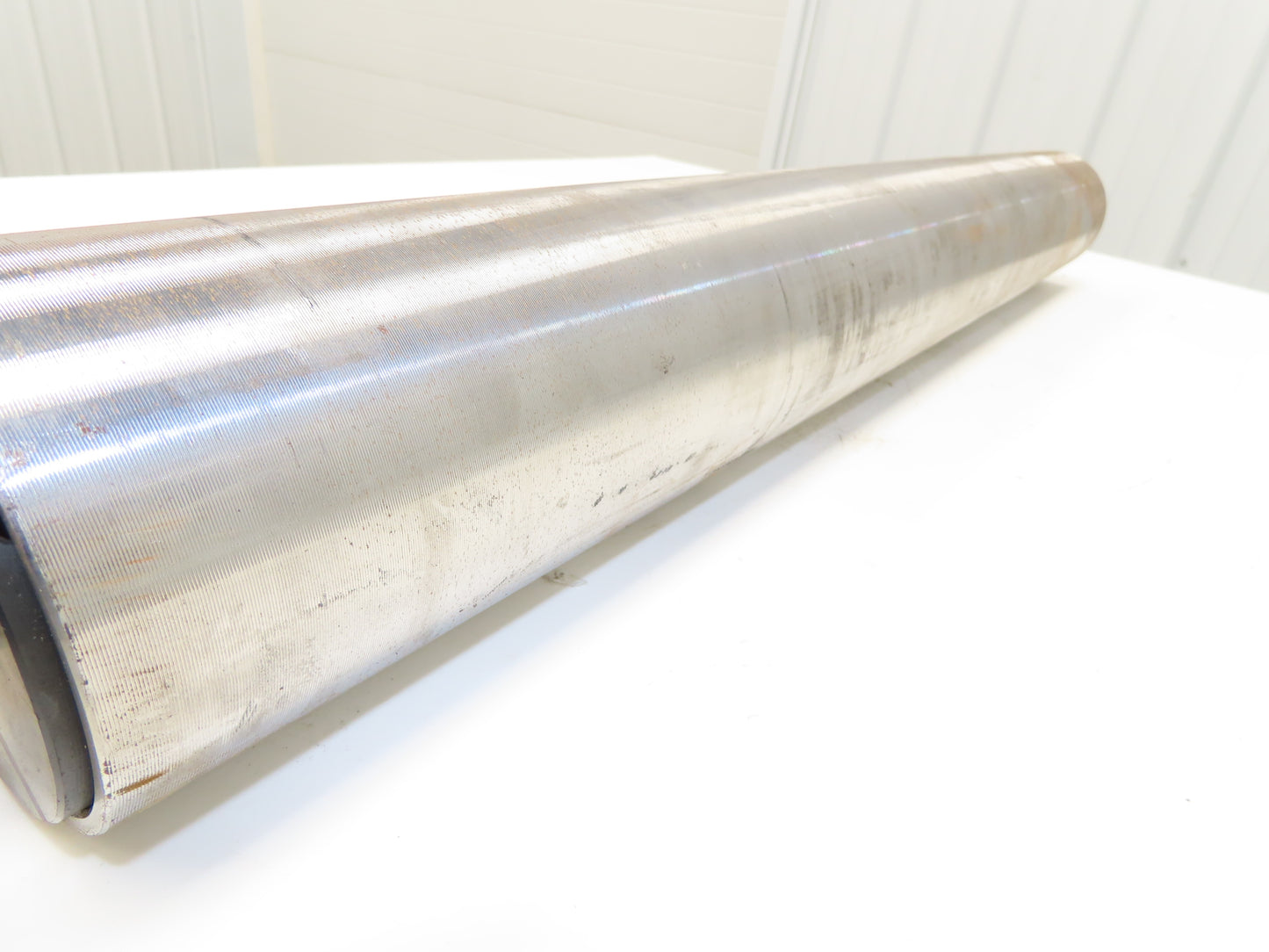 PPI Hytrol 914.R7S31  4"x 31"BW Conveyor Pulley Roller Crowned 3/4-10 Hub