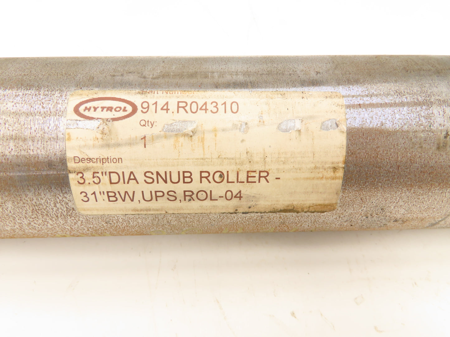 PPI Precision Pulley 3.5"x 31"BW Conveyor Snub Roller Hytrol 914.R04310