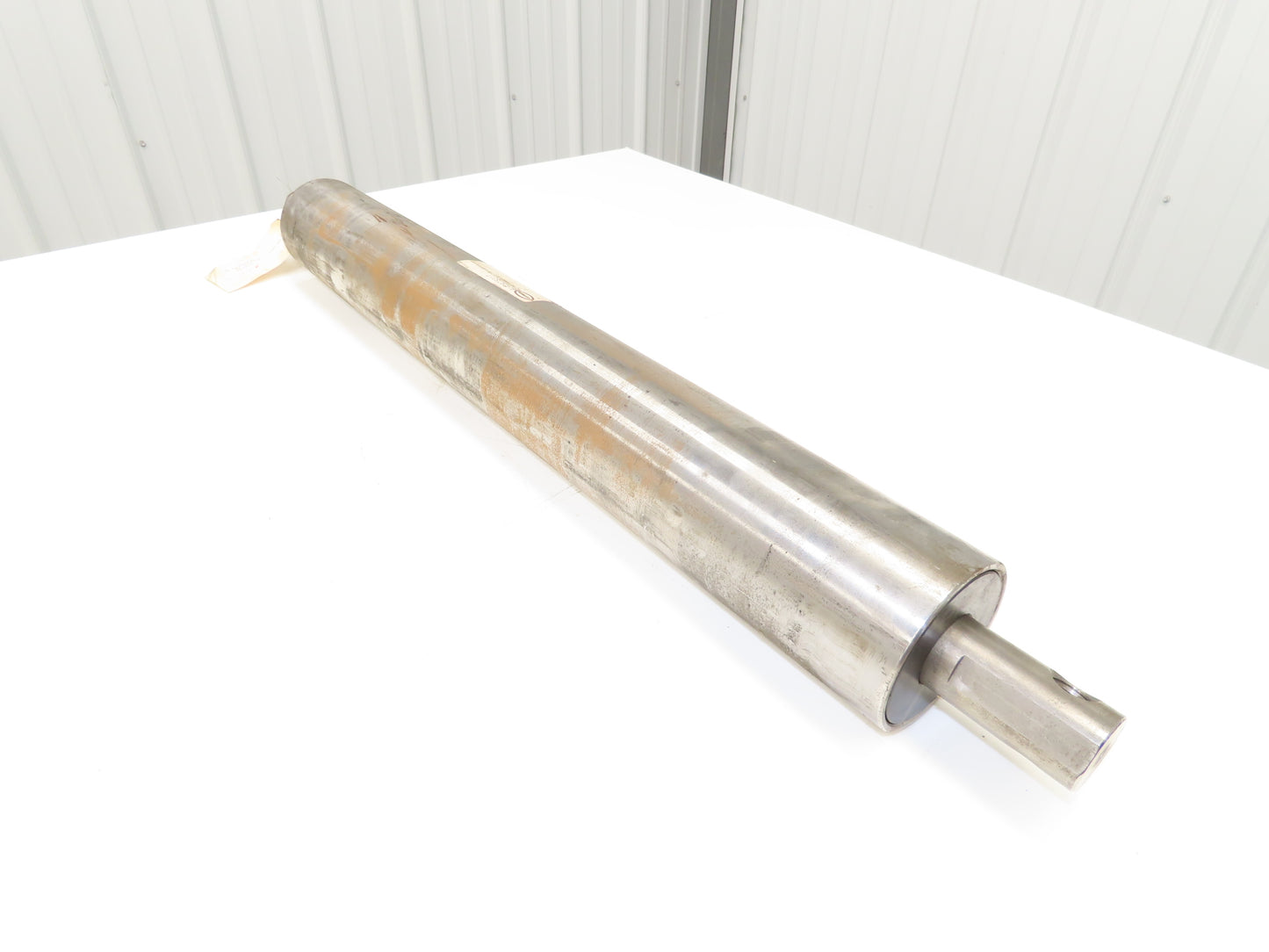 PPI Hytrol 914.R7S31T 4"x 31"BW Conveyor Take-Up Pulley Crowned 1-9/16" Shaft