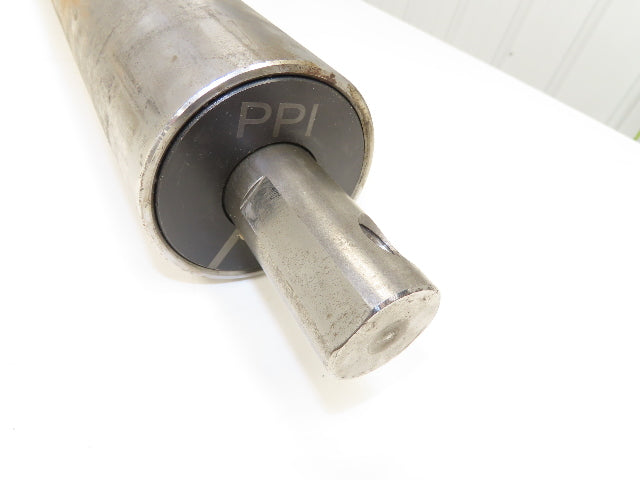 PPI Hytrol 914.R7S31T 4"x 31"BW Conveyor Take-Up Pulley Crowned 1-9/16" Shaft