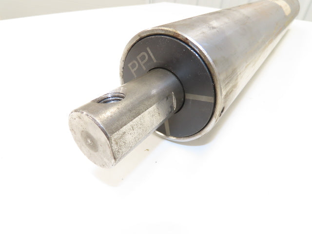PPI Hytrol 914.R7S31T 4"x 31"BW Conveyor Take-Up Pulley Crowned 1-9/16" Shaft