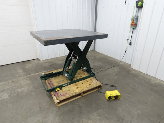 Southworth LS4-36 Electric Lift Table 4000LB 36" Travel 48x48" Top 1Ph 120V