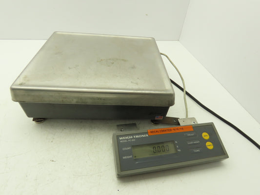 Weigh-Tronix PC-802 Digital Scale Weigh Station W/12X13" Base 100lbs