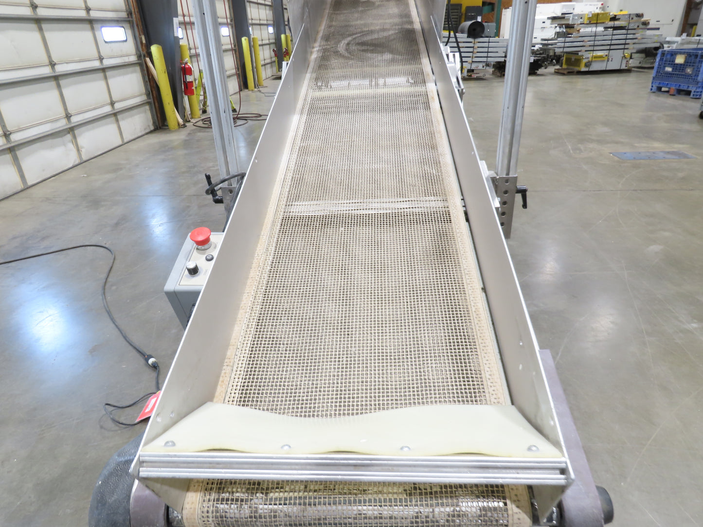 HFA 2200 Series 16"W x 17' 4" Incline Drying Conveyor 120V  *Torn Belt Bad Fans*