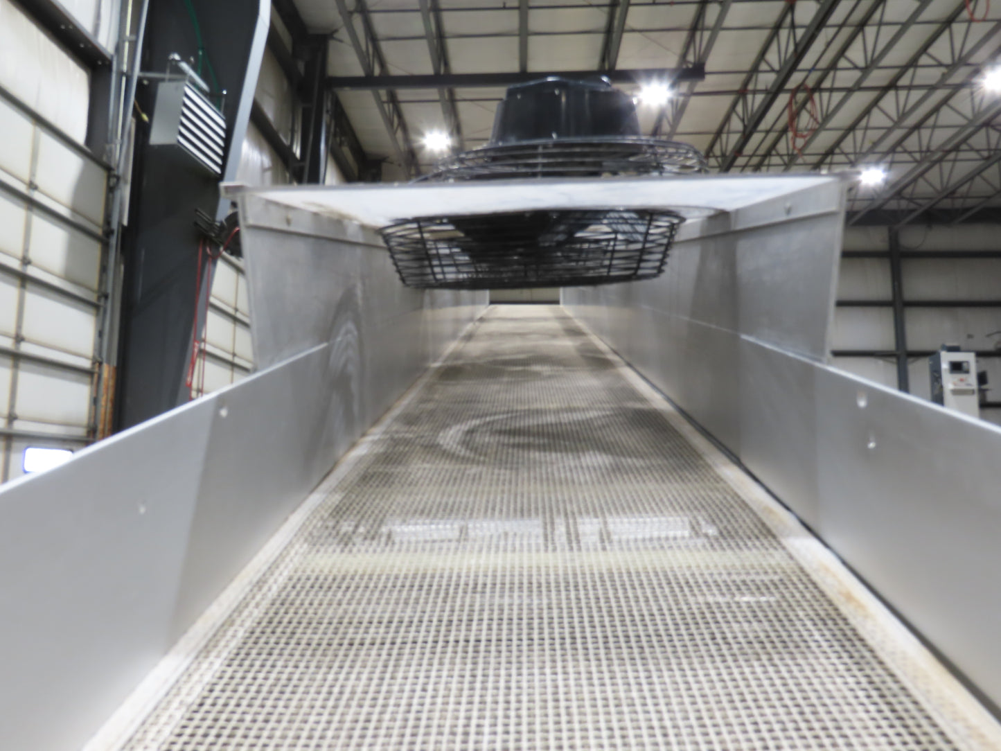 HFA 2200 Series 16"W x 17' 4" Incline Drying Conveyor 120V  *Torn Belt Bad Fans*