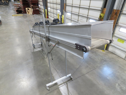 HFA 2200 Series 16"W x 17' 4" Incline Drying Conveyor 120V  *Torn Belt Bad Fans*