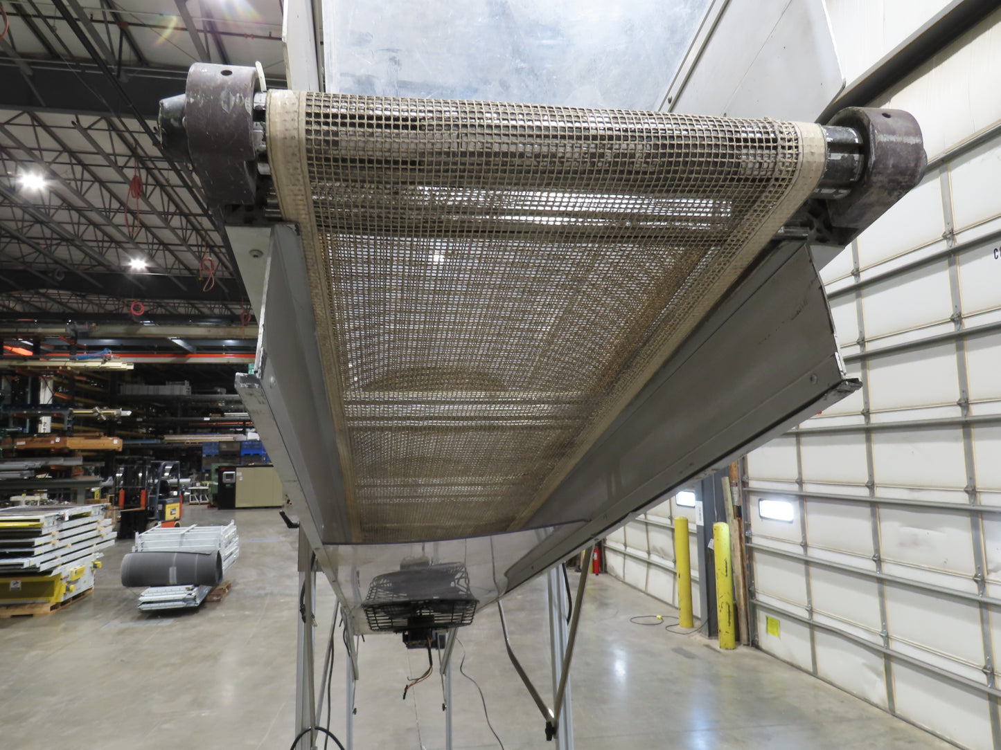 HFA 2200 Series 16"W x 17' 4" Incline Drying Conveyor 120V  *Torn Belt Bad Fans*