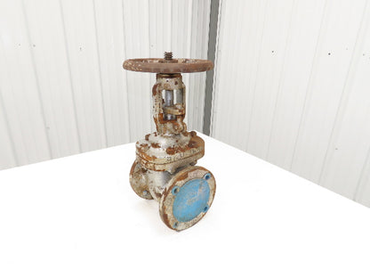 WM E Williams 15F2 3" Cast Steel Bolted Bonnet Gate Valve Class 150 Rising Stem