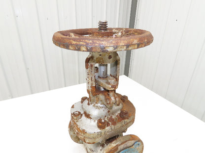 WM E Williams 15F2 3" Cast Steel Bolted Bonnet Gate Valve Class 150 Rising Stem