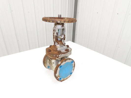 WM E Williams 15F2 3" Cast Steel Bolted Bonnet Gate Valve Class 150 Rising Stem