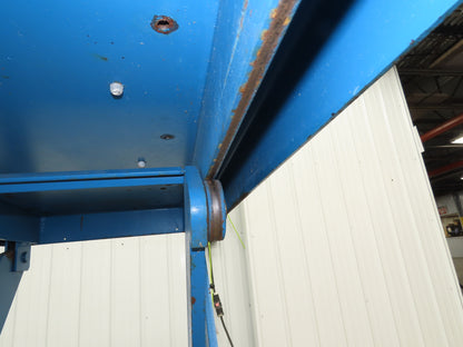 Bishamon Hydraulic Lift Table 2500lbs 36" Travel 24x48" Swivel Top 3Ph