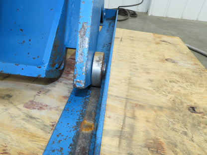 Bishamon Hydraulic Lift Table 2500lbs 36" Travel 24x48" Swivel Top 3Ph