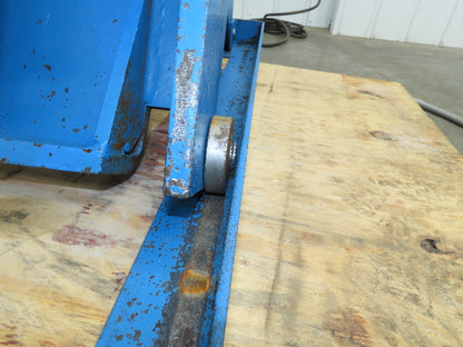 Bishamon Hydraulic Lift Table 2500lbs 36" Travel 24x48" Swivel Top 3Ph