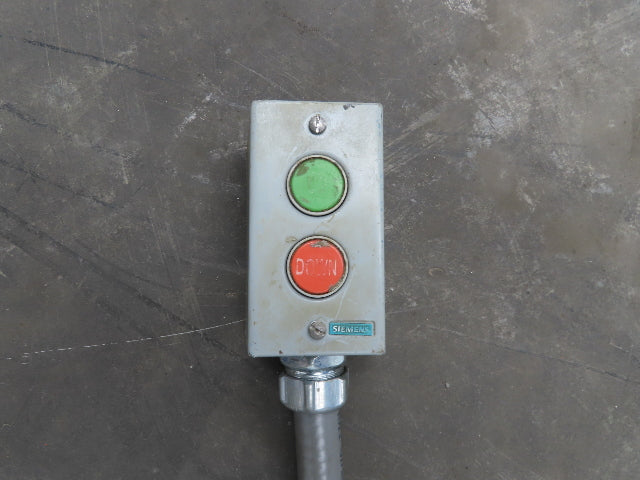 Bishamon Hydraulic Lift Table 2500lbs 36" Travel 24x48" Swivel Top 3Ph