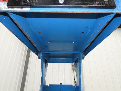 Bishamon Hydraulic Lift Table 2500lbs 36" Travel 24x48" Swivel Top 3Ph