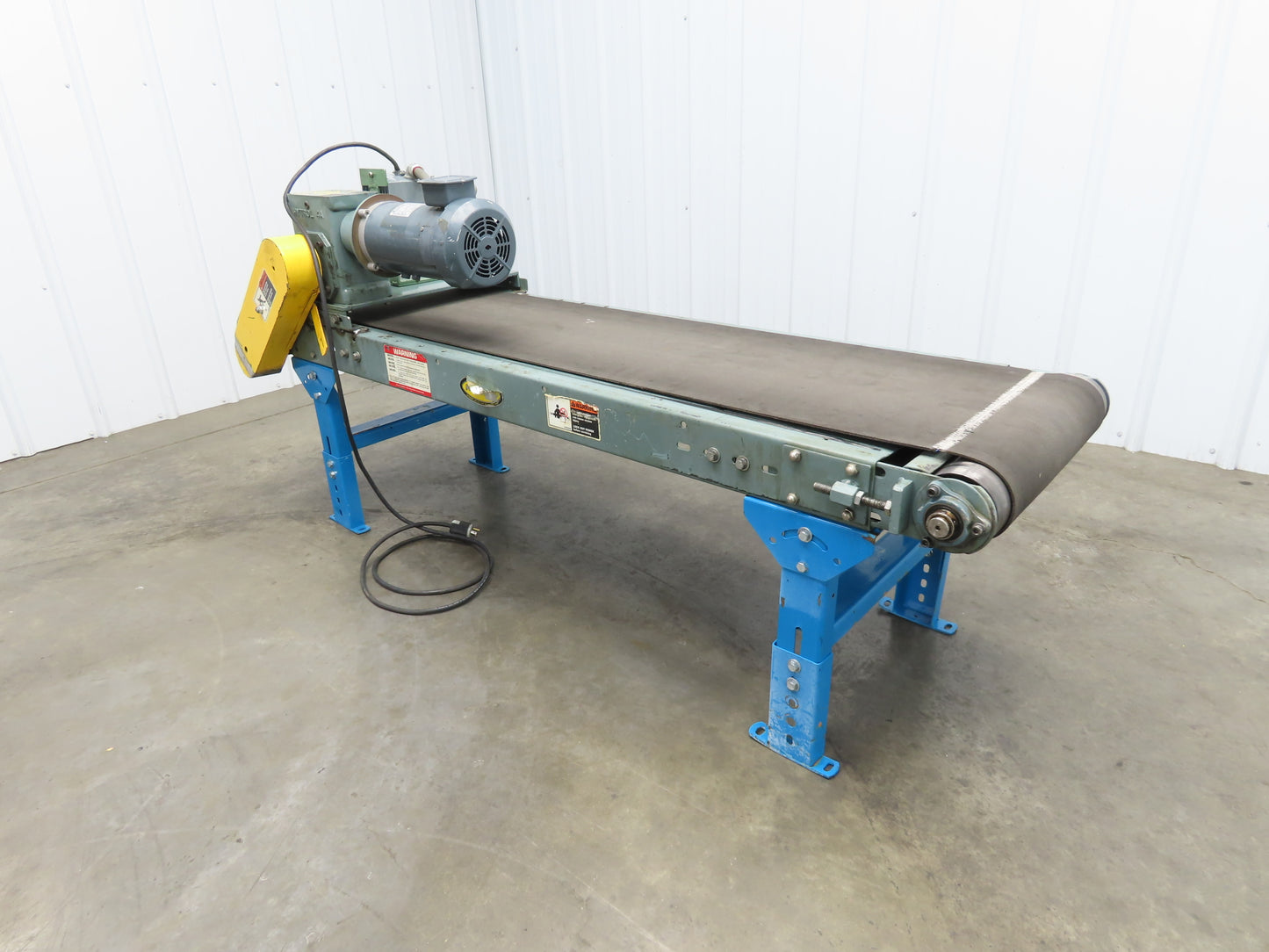 Hytrol 20"x 6' Slider Bed Conveyor 16" Belt .5Hp 115V 1PH Variable Speed Drive