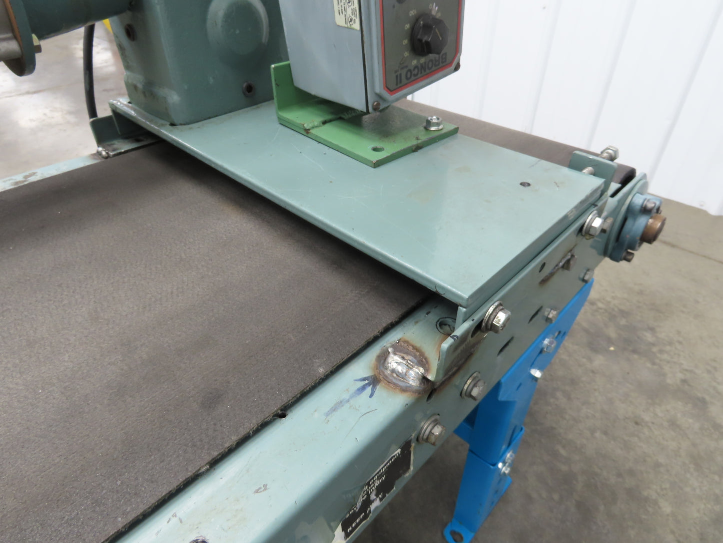 Hytrol 20"x 6' Slider Bed Conveyor 16" Belt .5Hp 115V 1PH Variable Speed Drive