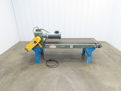 Hytrol 20"x 6' Slider Bed Conveyor 16" Belt .5Hp 115V 1PH Variable Speed Drive