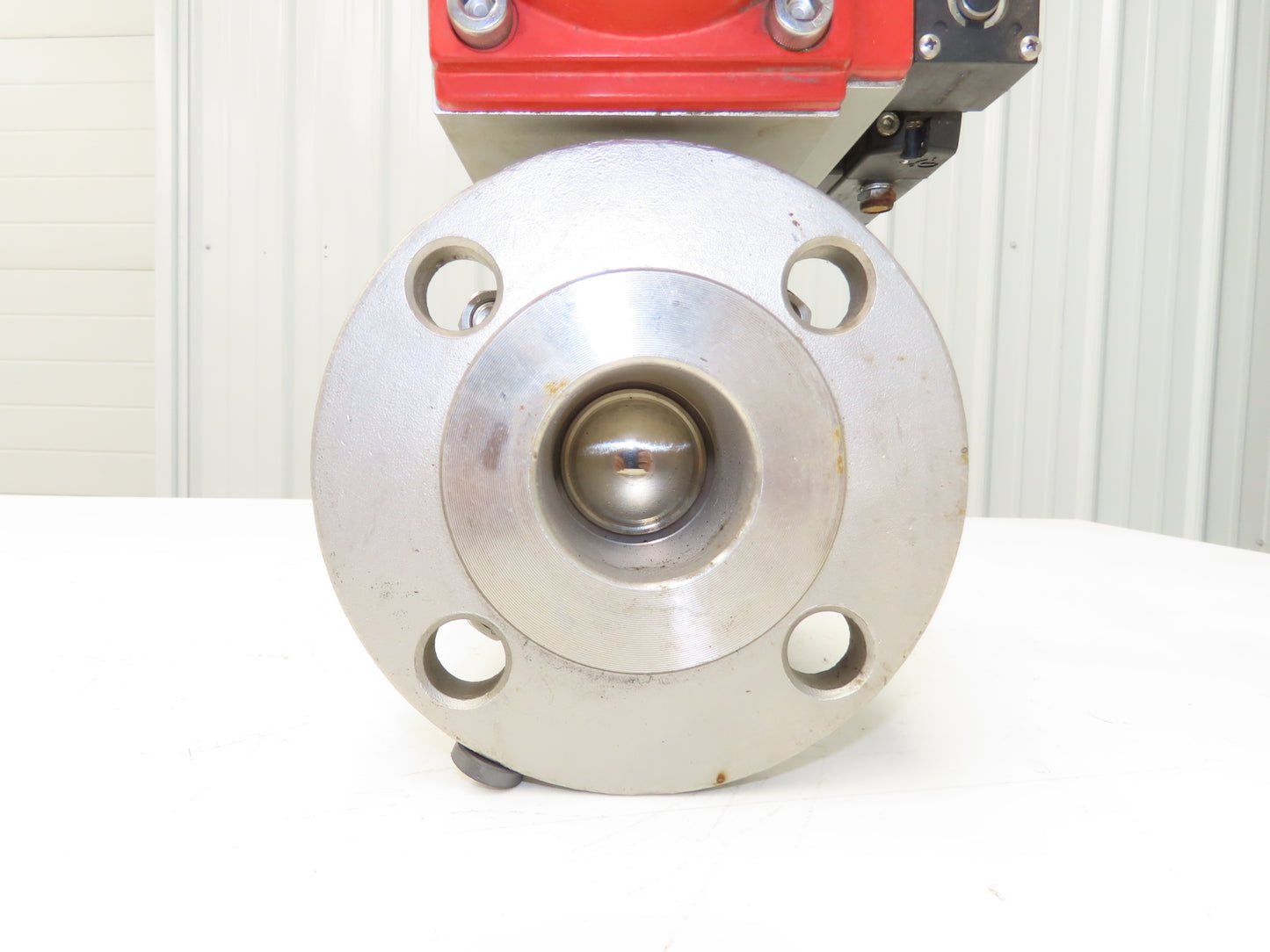 Wolseley Size 2 Stainless Ball Valve Class 150 ANSI Flange Pneumatic Actuator