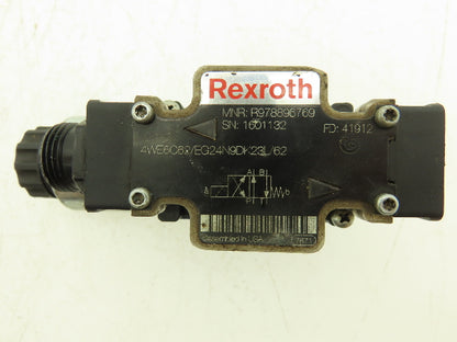 Rexroth 4WE6C62/EG24N9DK23L/62 Hydraulic Directional Solenoid Valve 24VDC